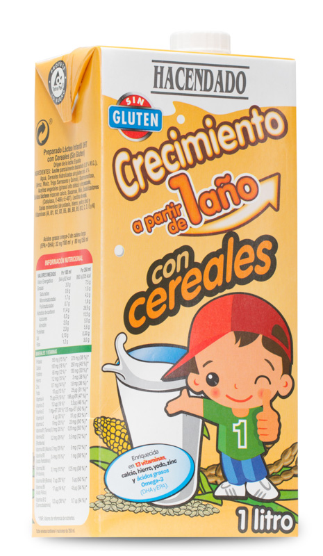 Crecimiento +1 año Cereales